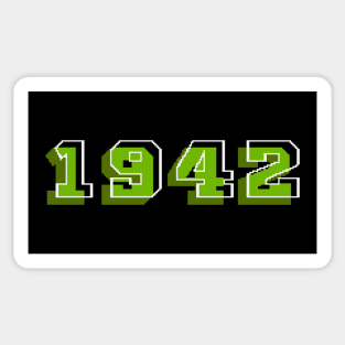 1942 Logo Sticker